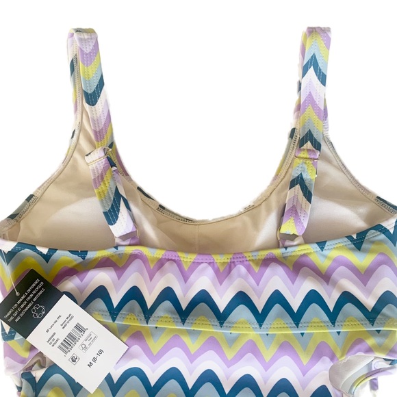 Sandflower One Piece Geometric Swimsuit Size M 8-10 - Picture 3 of 7